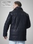 Preview: exklusive lange Herren Lederjacke