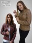 Preview: Damen Lederjacke Bikerstyle