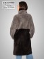 Preview: Lammfellmantel für Damen Curly Lammfell Stehkragen