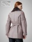 Preview: Damen Lammfelljacke halblang