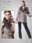 Preview: Damen Lammfelljacke halblang