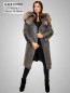 Preview: Lammfell Mantel Dame Kragen