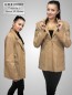 Preview: oversize Damenblazer Ledersakko caramel Lammnappa