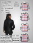 Preview: leichte lange schwarze Damen Lederjacke echtes Lammnappa