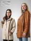 Preview: lange leichte Damen Lederjacke