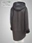 Preview: lange Lammfelljacke mit Kapuze