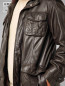 Preview: lange Herren-Lederjacke