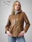 Preview: braune Damen Lederjacke leicht