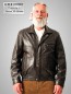 Preview: Herrenlederjacken braun kurz Blouson sportlich