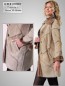 Preview: hochwertige Damen Lammfelljacke echt lang