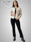 Preview: Damen Leder-Bolero perforiert
