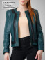 Preview: Damen Leder Bolero in verschiedenen Farben