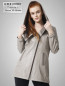 Preview: Damen Lederjacke mit Kapuze