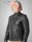 Preview: hochwertige sportliche Herren Lederjacke