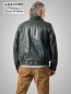 Preview: leichte echte kurze Herrenlederjacke