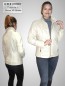 Preview: leichte echte Damen Lederjacke aus Lammnappa beige