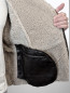 Preview: kurze Herren Lammfelljacke braun
