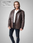 Preview: Lange Herren Lederjacke