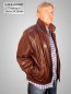 Preview: Herren Leder-Blouson in braun