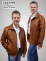 Preview: kurze Herren Lederjacke