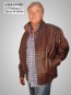 Preview: Herren Leder-Blouson in braun