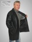 Preview: langer Herren Leder Mantel