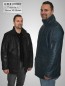 Preview: echte Herren Lederjacke lang