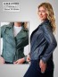 Preview: kurze Damen Lederjacke vintage Motorrad-style