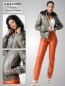 Preview: kurzer Damen Lederblouson mit Pelzfutter