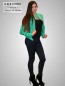 Preview: beige kurze Damen Lederjacke