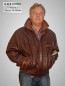 Preview: Herren Leder-Blouson in braun