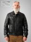 Preview: Herren Lederblouson schwarz Lammnappa
