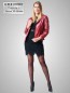 Preview: kurze rote Damen Leder Jacke leicht dünn