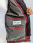 Preview: weiche Biker Herren Lederjacke d.rot antik