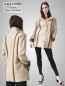 Preview: lange leichte Damen Lederjacke