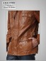 Preview: lange Herren Lederjacke