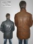 Preview: lange Herren Lederjacke viele Taschen