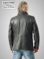 Preview: sportliche lange Herrenlederjacke