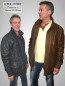 Preview: Sportlich lange Herren Lederjacke Taschen