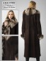 Preview: Damen Lammfellmantel Silber Pelz
