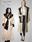 Preview: langer Damen Leder-Mantel