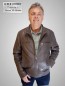 Preview: kurze Herren Lederjacke grau