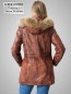 Preview: Damen Lederparka