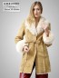 Preview: Damen Lammfelljacke mit Toskana- Besatz
