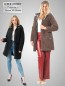 Preview: leichte Damen Lammfelljacke mit Kapuze