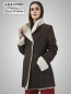 Preview: Damen Lammfelljacke sehr leicht