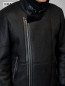 Preview: schwarze Herren Lammfelljacke