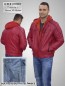 Preview: Herren Lederjacke in rot oder d-blau
