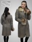 Preview: Längere Damen Lammfelljacke