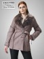 Preview: Damen Lammfelljacke halblang